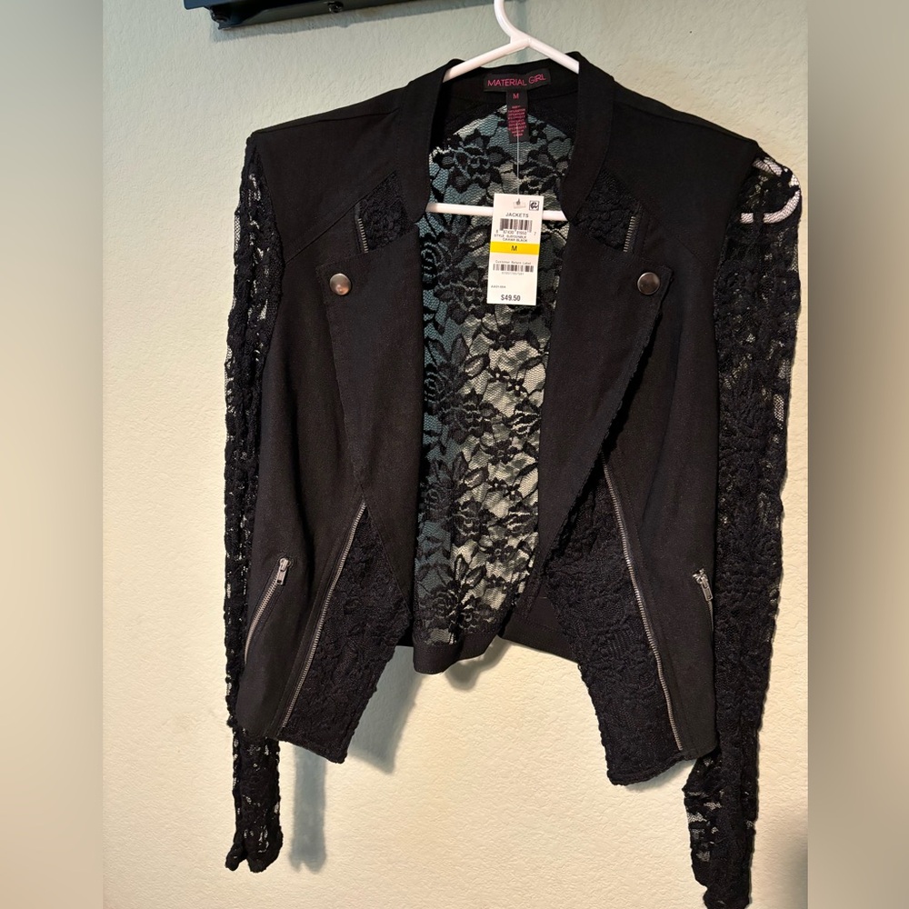 Lace detail blazer/jacket